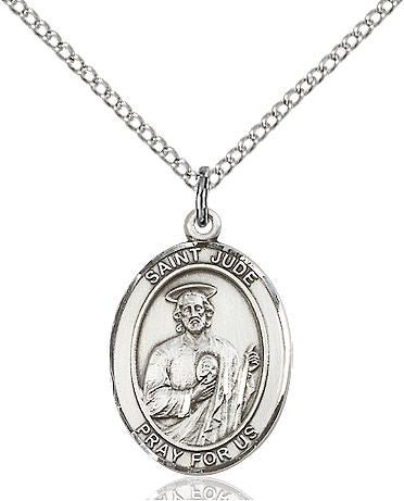 Saint Jude Thaddeus medal S0604, Pewter