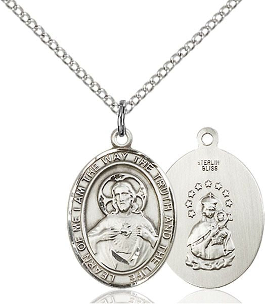 Scapular medal S0984, Pewter