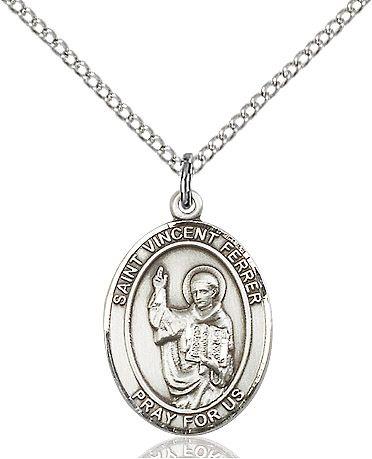 Saint Vincent Ferrer medal S2011, Sterling Silver