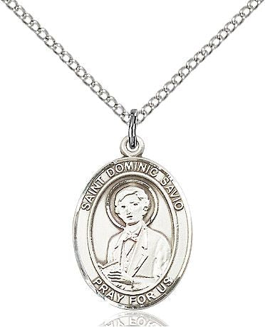Saint Dominic Savio medal S2274, Pewter