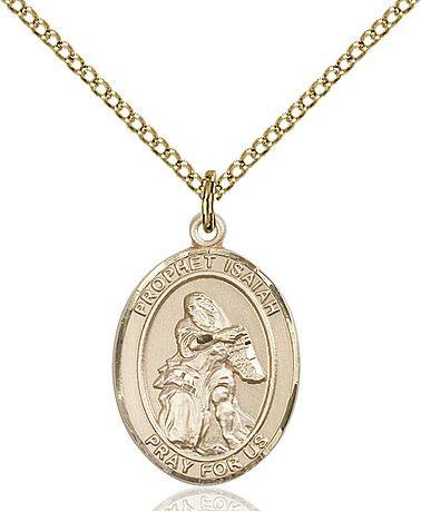 Saint Isaiah medal S2582, Gold Filled