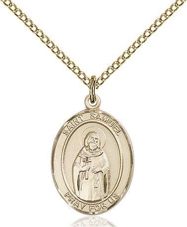 Saint Samuel medal S2592, Gold Filled