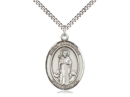 Saint Barnabas medal S2161, Sterling Silver