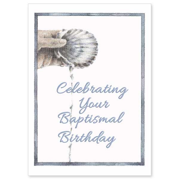 Celebrating your Baptismal Birthday card