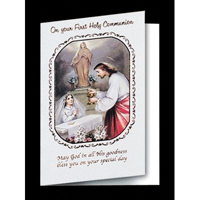 On Your First Holy Communion card SPANISH