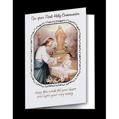 First Holy Communion for a Boy in SPANISH card