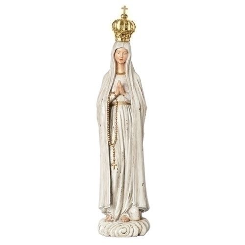 Our Lady of Fatima statue, 18.25" tall