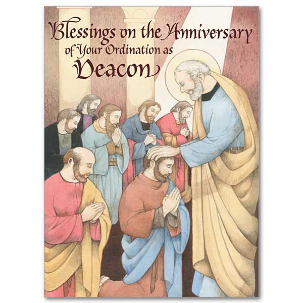 Deacon Anniversary Card
