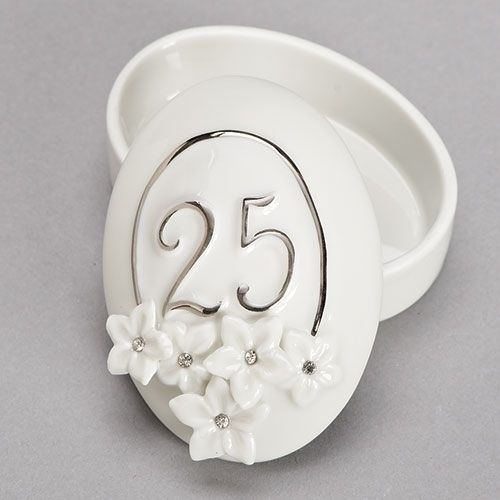 25th Wedding Anniversary keepsake box