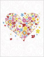 Love heart card