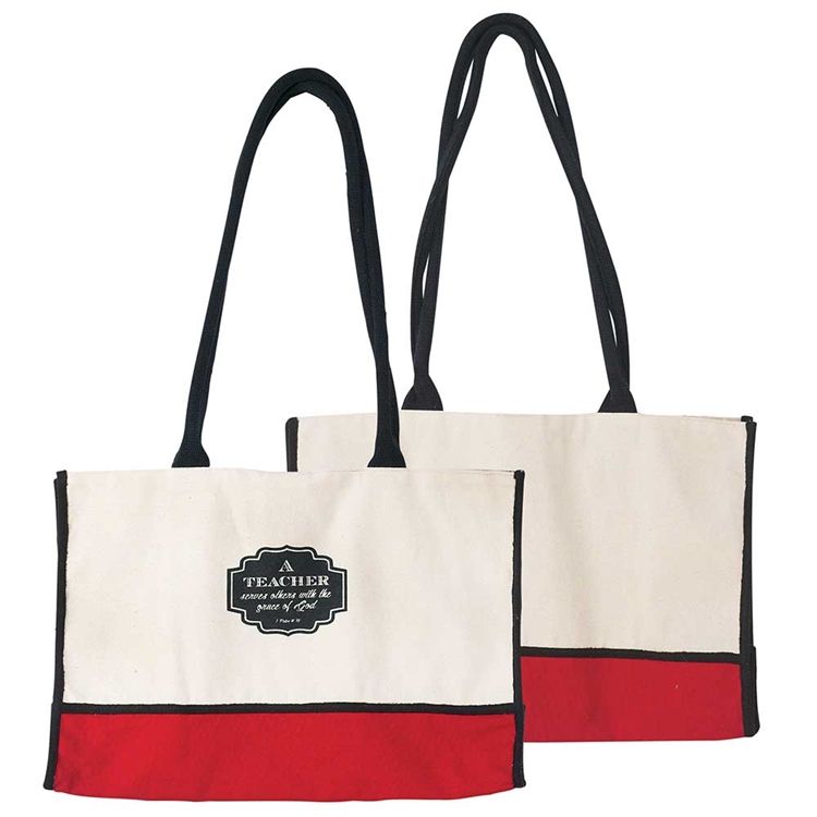 A Teacher serves Others with the Grace of God tote