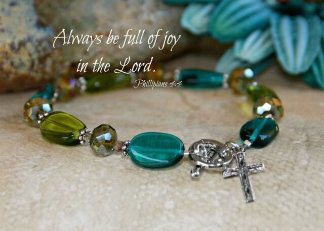 Always be full of Joy in the Lord, bracelet
