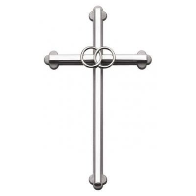 Wedding Cross Silver