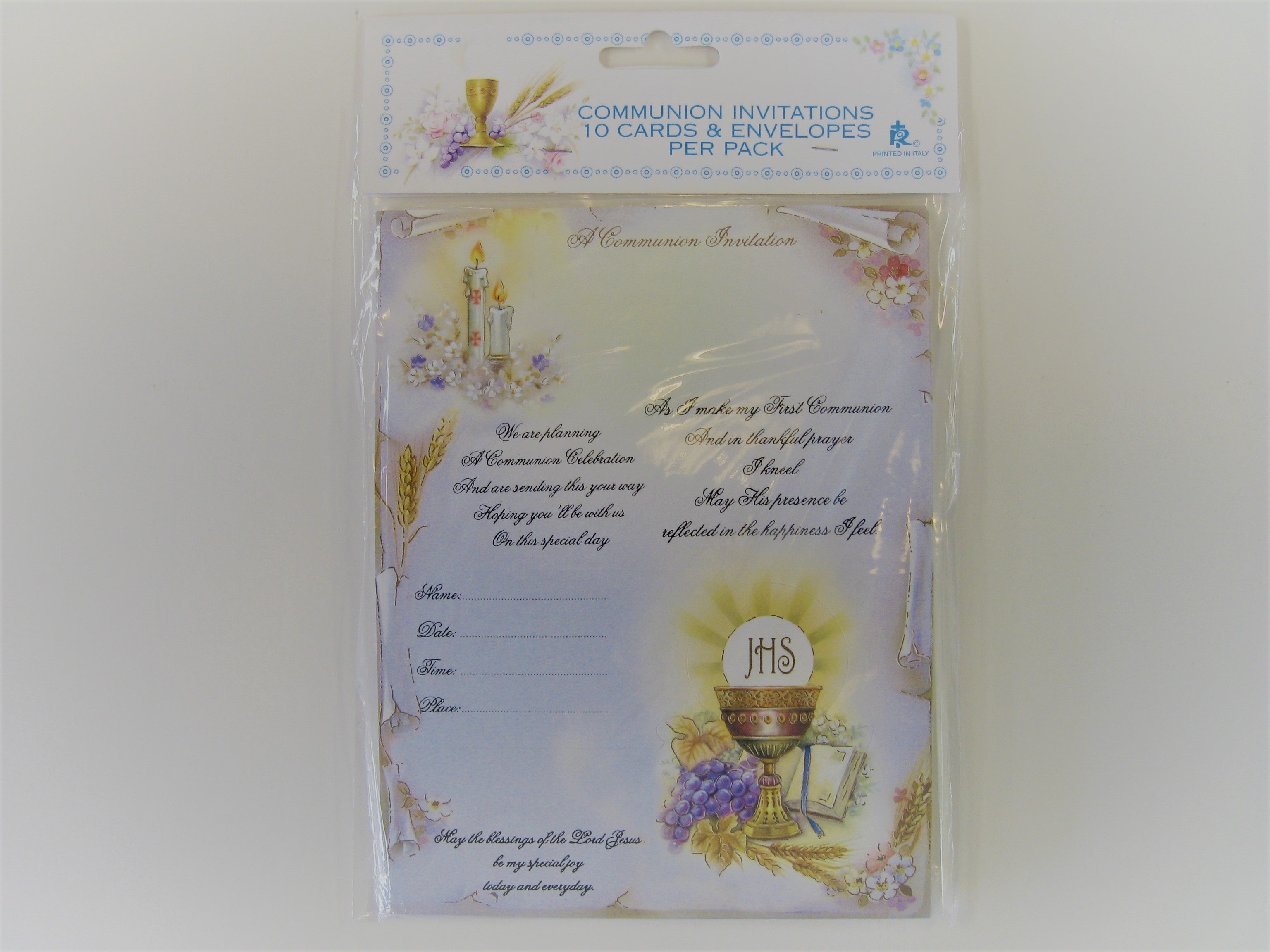 First Communion Invitations CHALICE