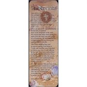 Footprints Cross Coin Bookmark