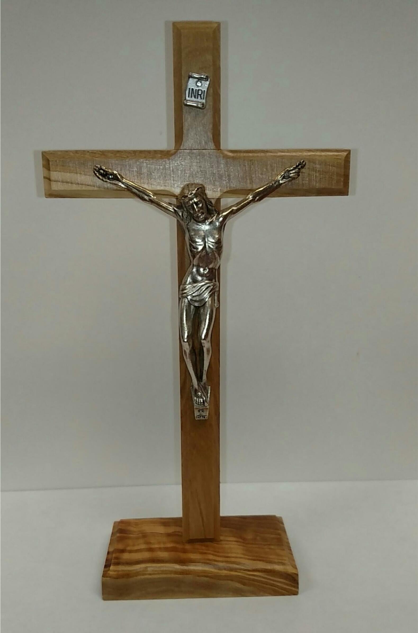 Olivewood Crucifix, 8"