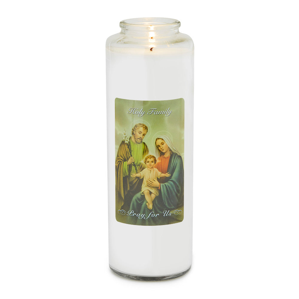 Holy Family Globe with Candle Insert