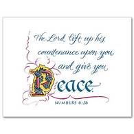 Lord Give You Peace Note Cards