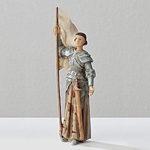 St. Joan of Arc statue, 4" tall