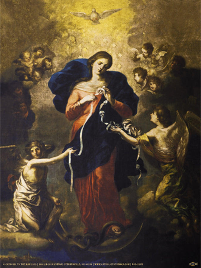 Our Lady Undoer Knots Poster