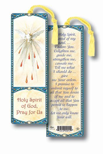 Holy Spirit Bookmark, tassel