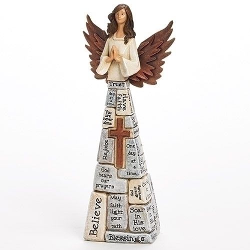 Inspirational Angel statue, 10.5" tall