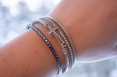 Beige Sparkle Bracelet