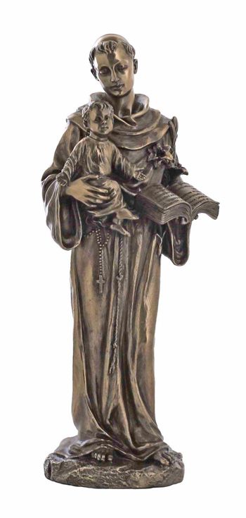 St. Anthony statue, bronze