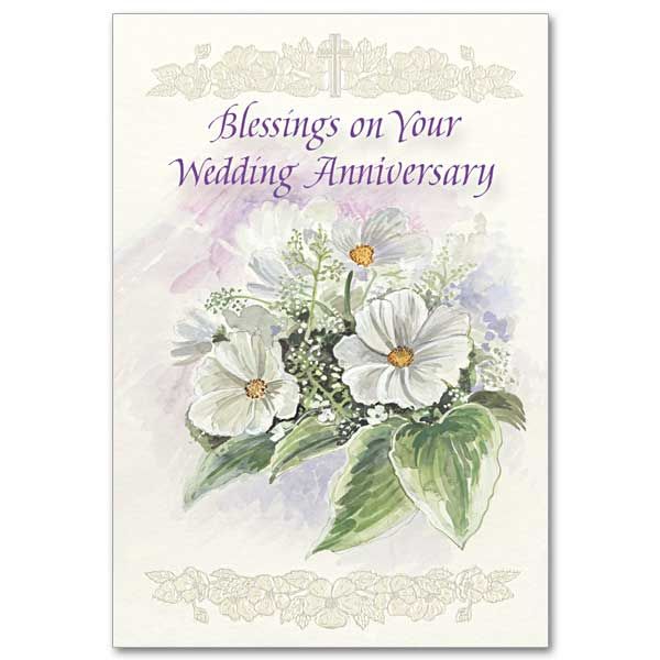 Blessings on Your Wedding Anniversary card