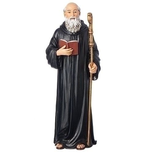 St. Benedict statue, 6.25" tall