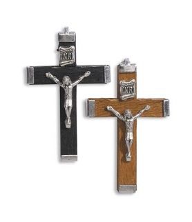 Black Wood Crucifix, 1-1/2"