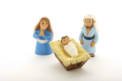 Birth of Jesus play figurines
