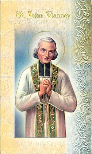 St. John Vianney Prayer Card