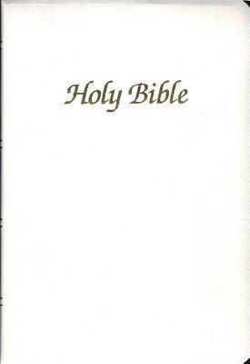 First Communion Bible, White