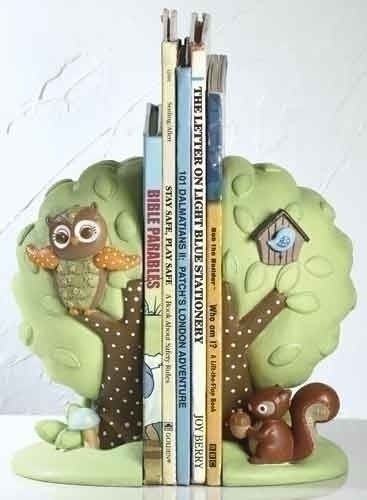 Baby Owl Bookends