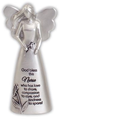 Bless This Nurse Angel figurine, 5"