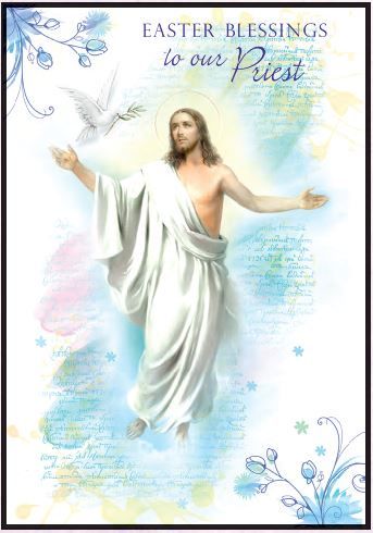 Easter Blessings to Priest Card