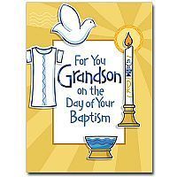 For You Grandson on Baptism