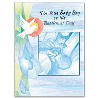 For your Baby Boy on his Baptismal Day card