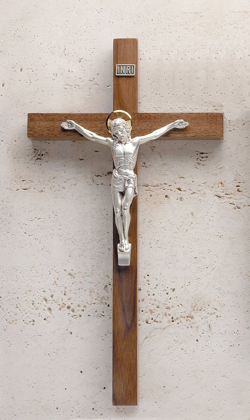 Crucifix Walnut