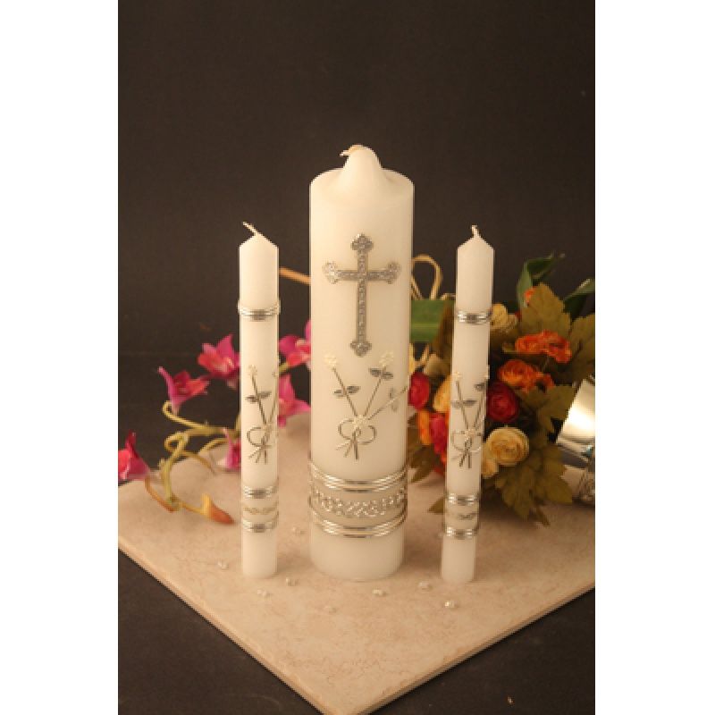 Unity Candle Set, Cross