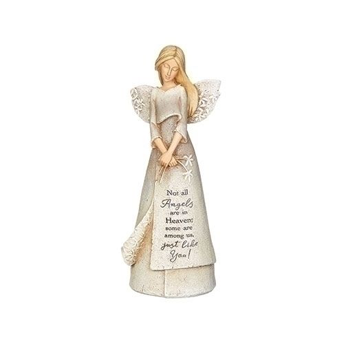 Not all Angels are in Heaven; some are among us, just like you! statue, 8.5" tall
