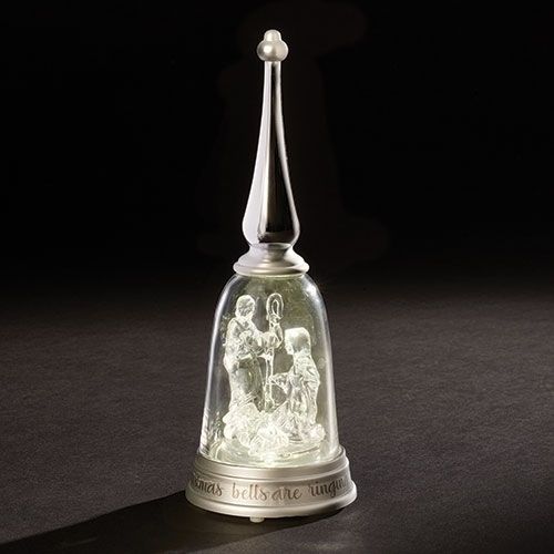 Bell with Holy Family, LED, 8"