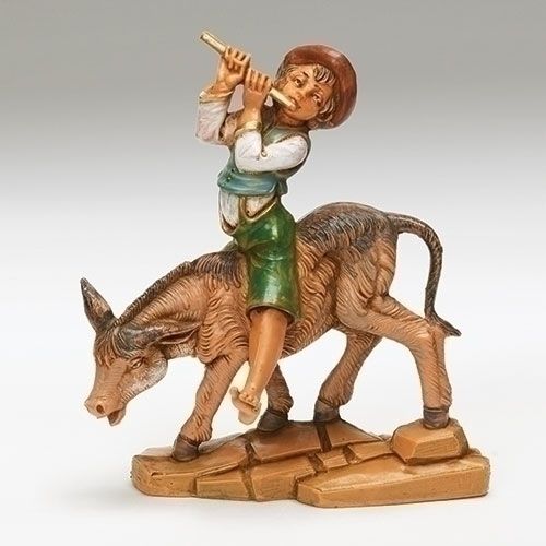 Dominic with Donkey, 5" scale