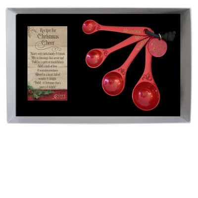 Christmas Cheer Red Measuring Spoons