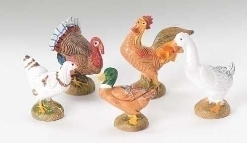 Bethlehem Birds, 5 pc set, 5" scale