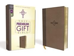 NRSV, Thinline Reference Bible, Leathersoft, Brown, Comfort Print