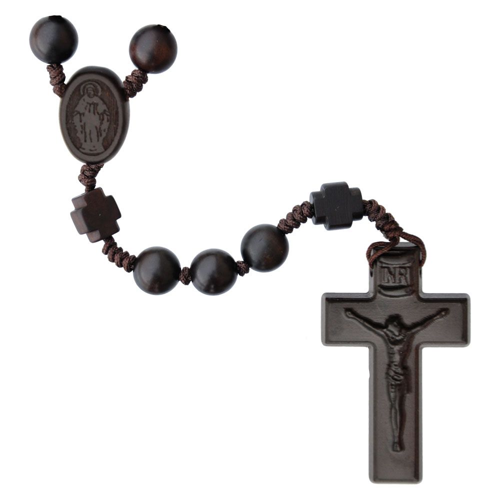 Black Jujube Rosary, 10 mm beads