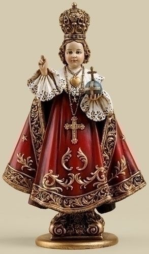 Infant of Prague statue, 7.75" tall