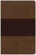 KJV Bible, 2-tone BRN leather